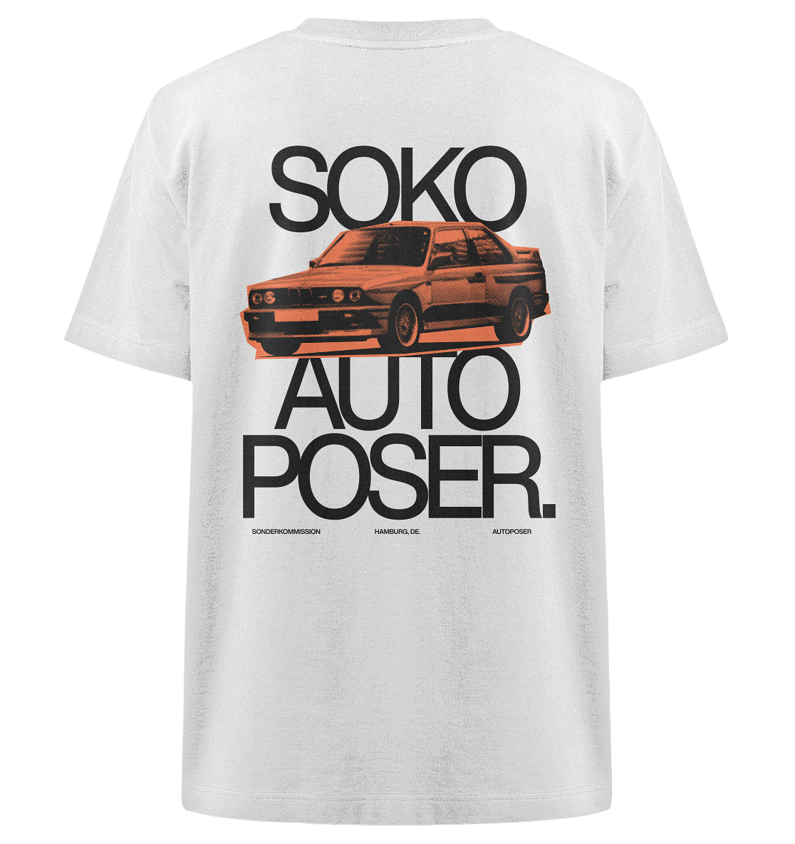 T-Shirt SOKO Autoposer - WHITE BMW