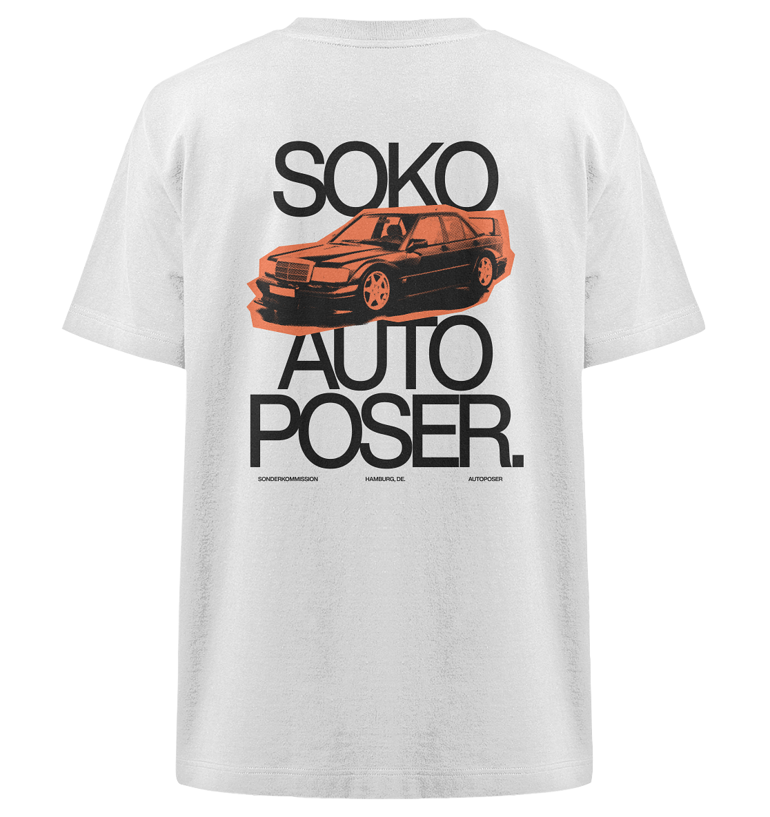 T-Shirt Autoposer - WHITE Mercerdes