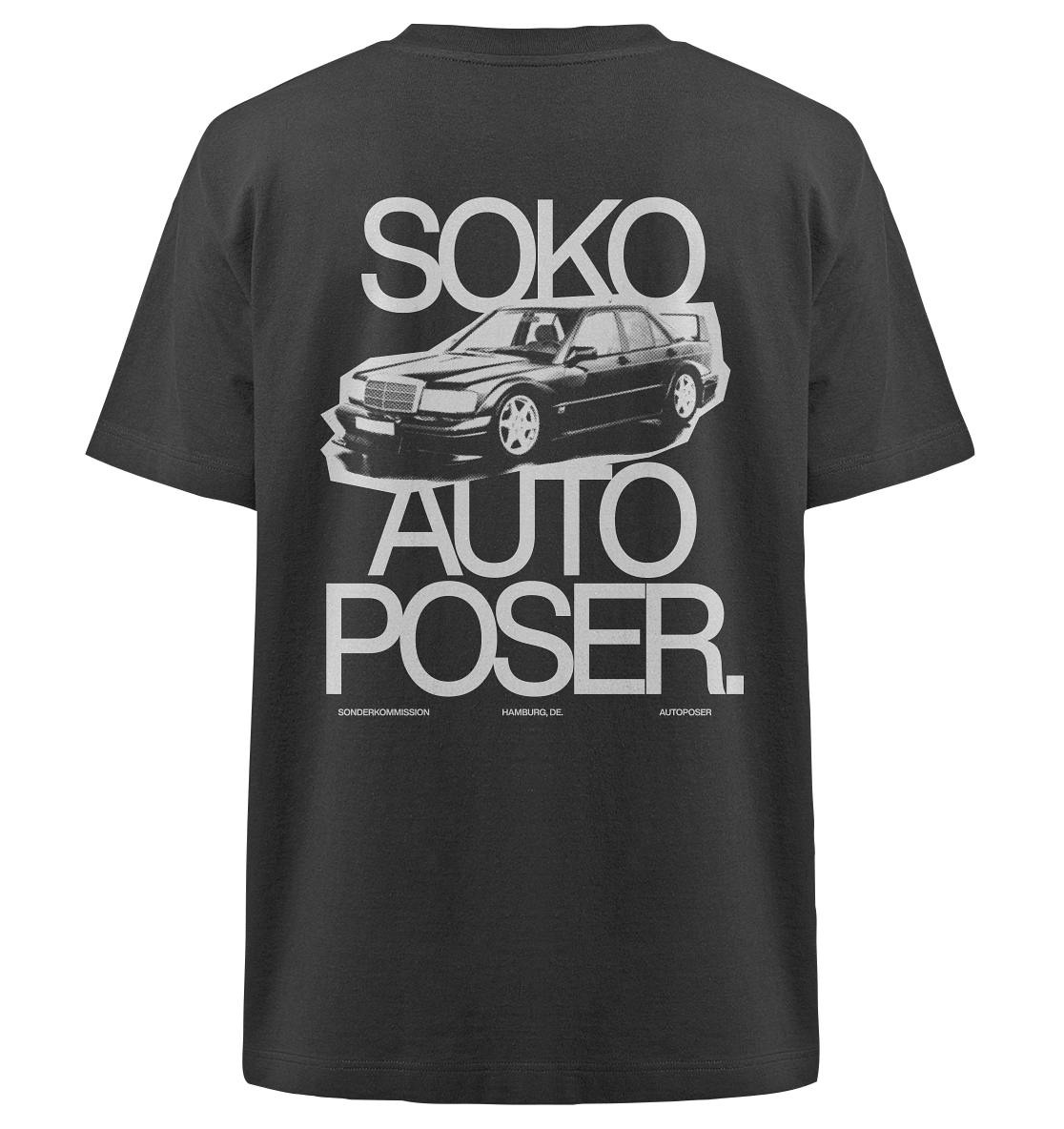 T-Shirt SOKO AUTOPOSER - BLACK Mercedes